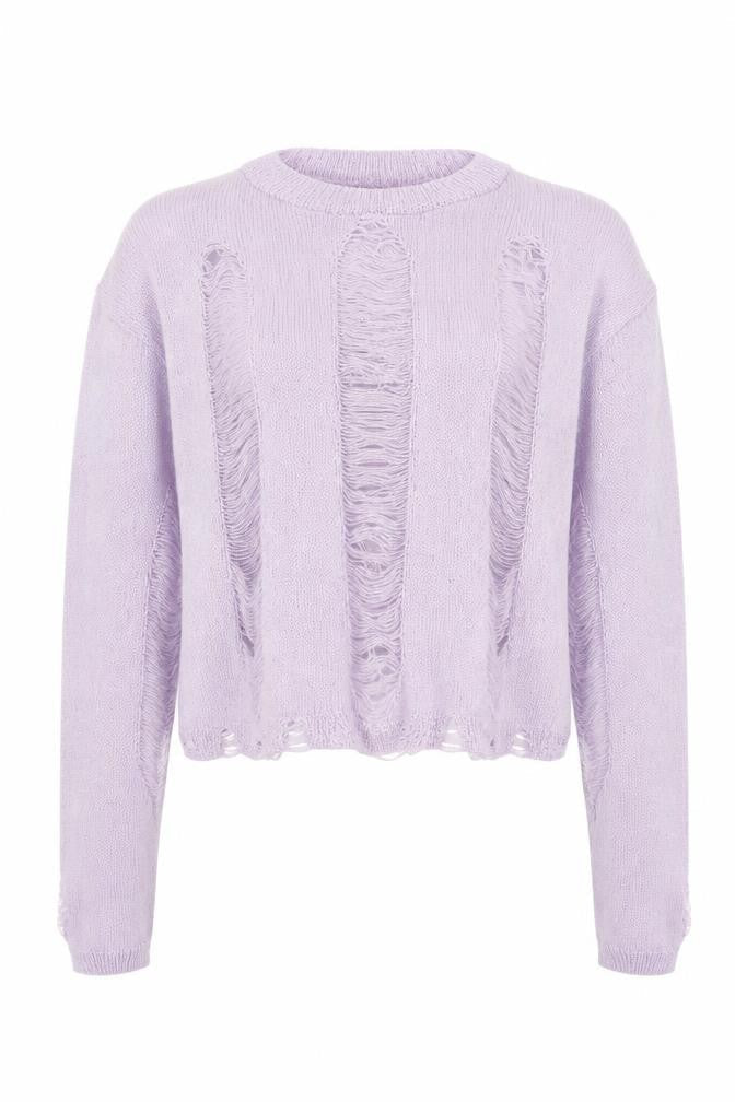 Womens UK Size XL SKINNYDIP Purple Pullover Jumper