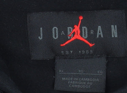 Jordan Men's Black XL Full Zip Hooded Jacket