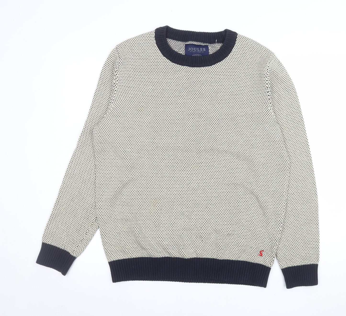 Mens UK Size M Joules Beige Pullover Jumper