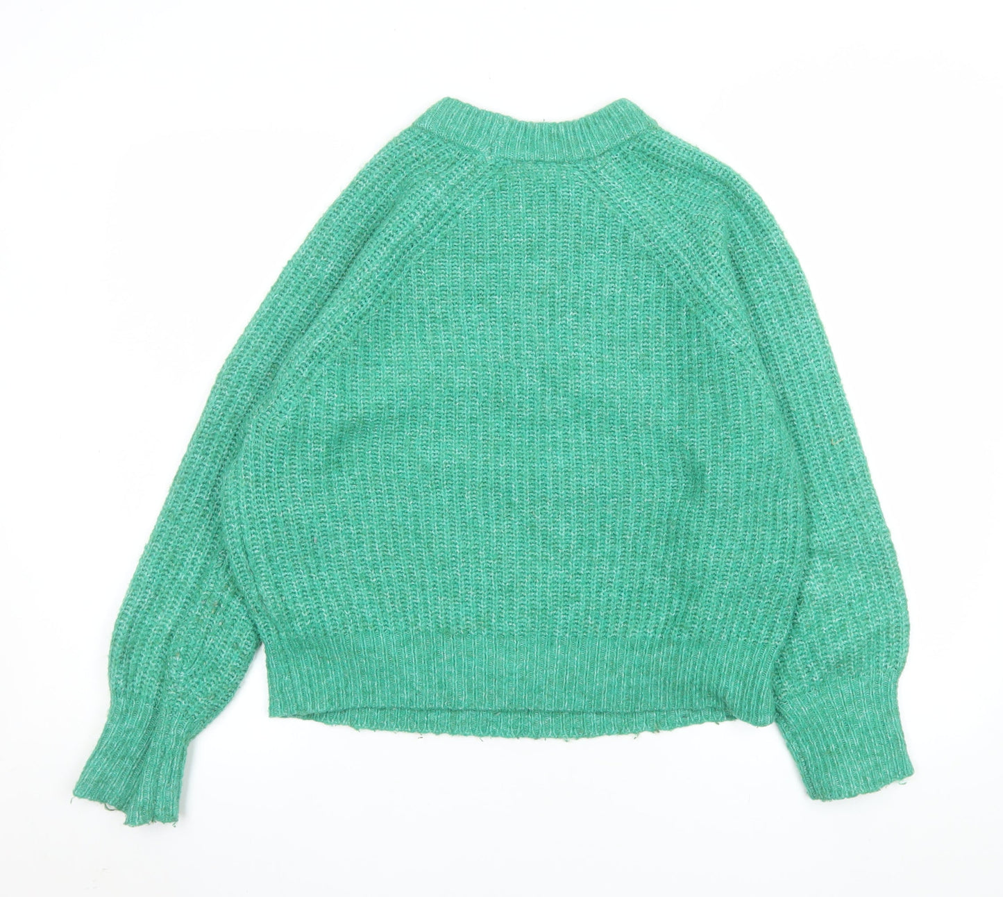 Joules Women’s Green Chunky Knit Crew Neck Jumper UK 10