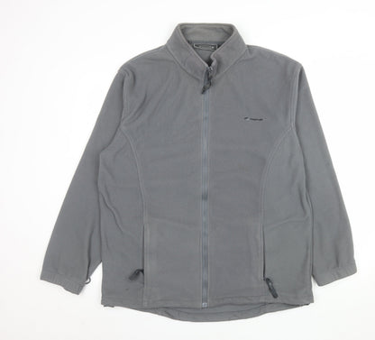 Mens UK Size M Mountainlife Grey Full Zip Sweatshirt