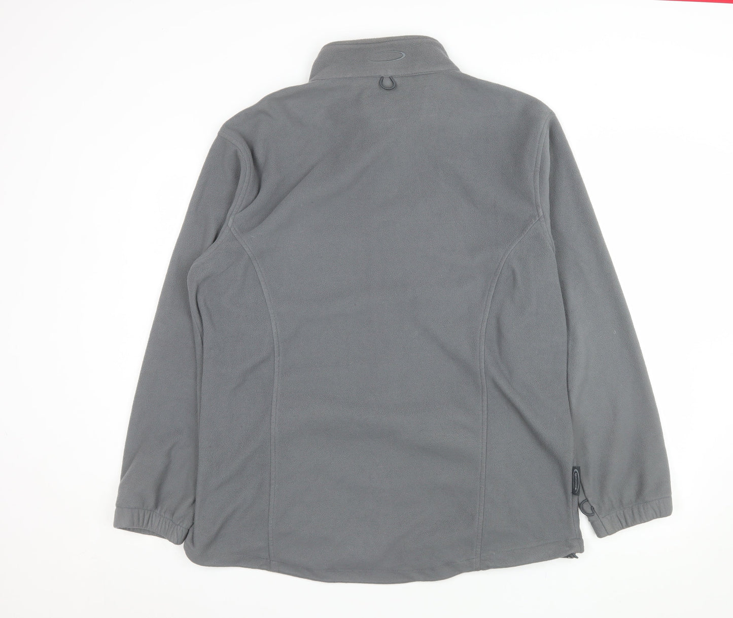 Mens UK Size M Mountainlife Grey Full Zip Sweatshirt