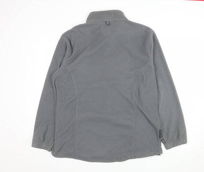 Mens UK Size M Mountainlife Grey Full Zip Sweatshirt