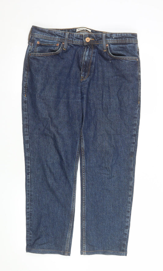 Mens UK Size M JACK & JONES Regular Fit Straight Jeans