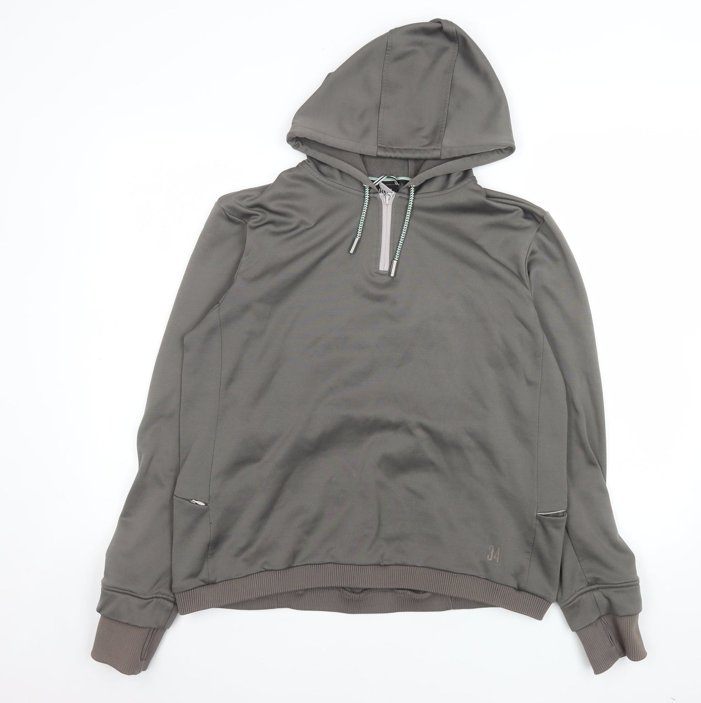 Womens UK Size XL Union 34 Grey Pullover Sweatshirt