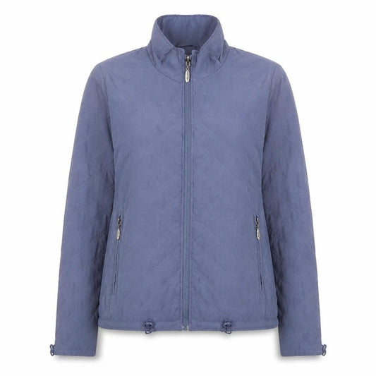 Joules Womens Blue Quilted Lightweight Jacket Size 14