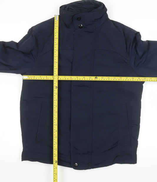 Marks and Spencer Men's Blue Small Bomber Jacket Polyester