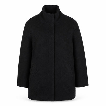 Womens UK Size 14 BHS Black Overcoat