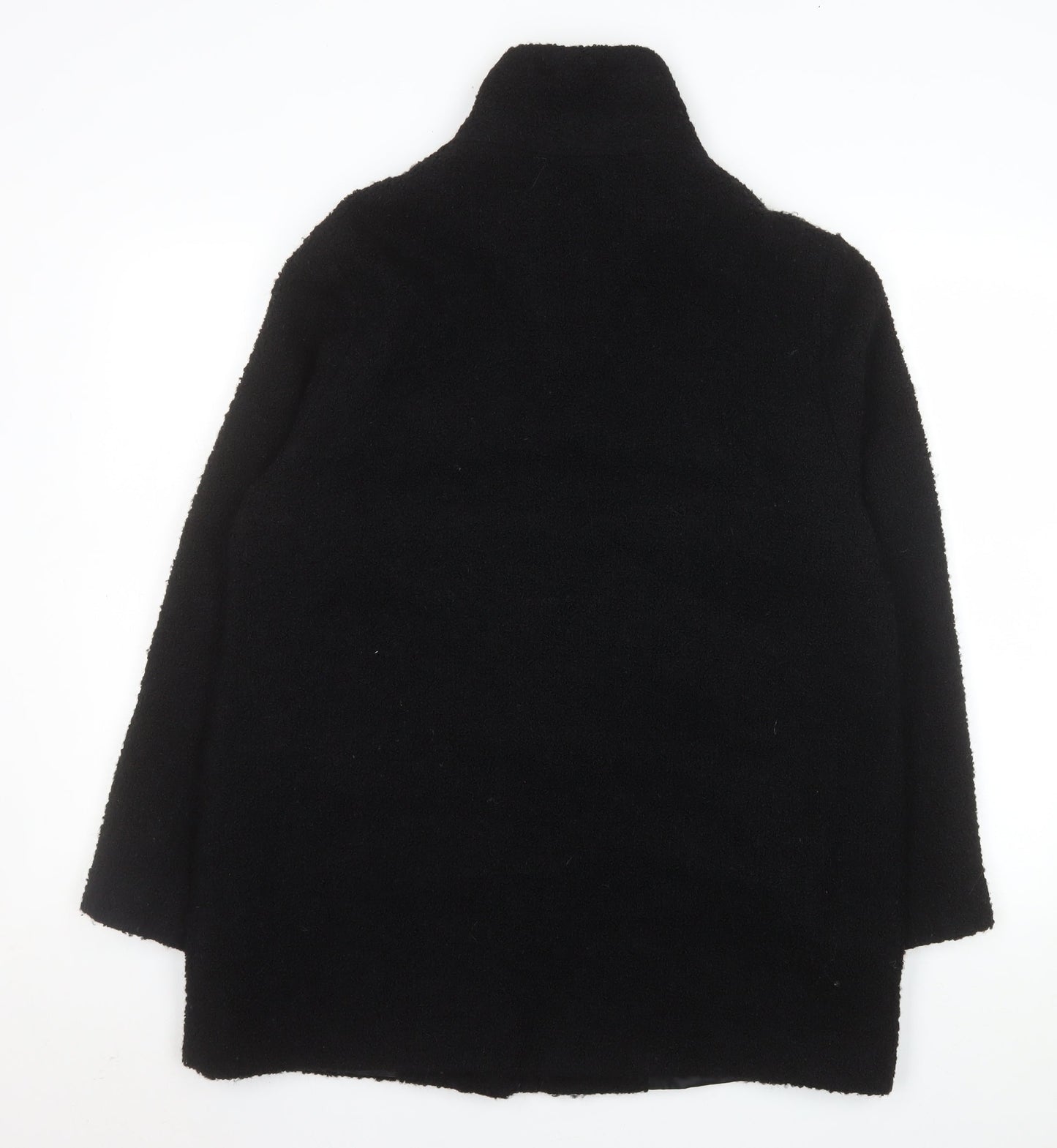 Womens UK Size 14 BHS Black Overcoat