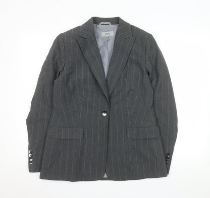 Womens UK Size 12 Marks and Spencer Regular Grey Blazer