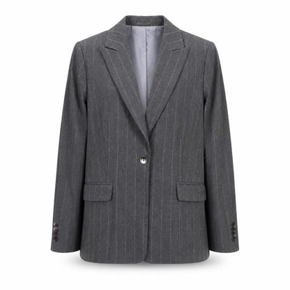 Womens UK Size 12 Marks and Spencer Regular Grey Blazer