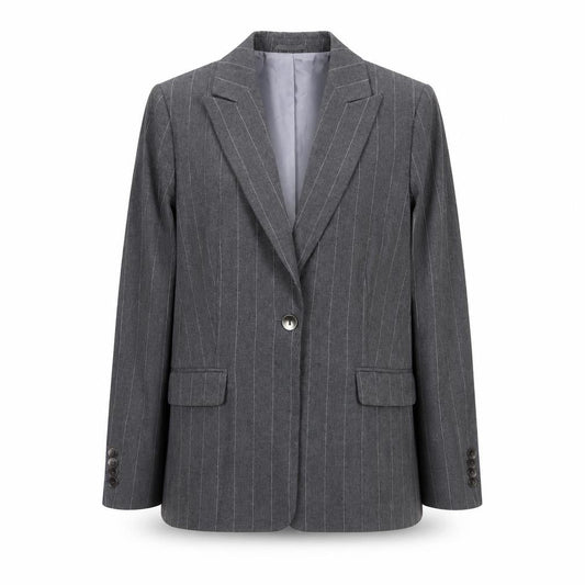 Womens UK Size 12 Marks and Spencer Regular Grey Blazer