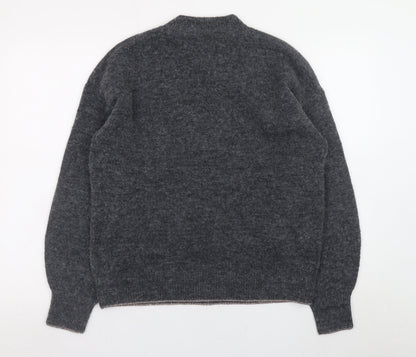 Womens UK Size M Marks and Spencer Grey Pullover Jumper