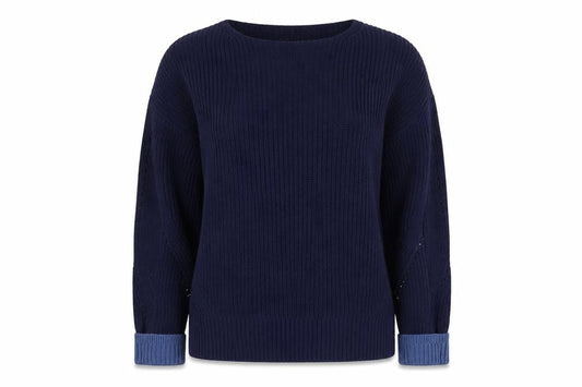 Womens UK Size 14 White Stuff Blue Pullover Jumper