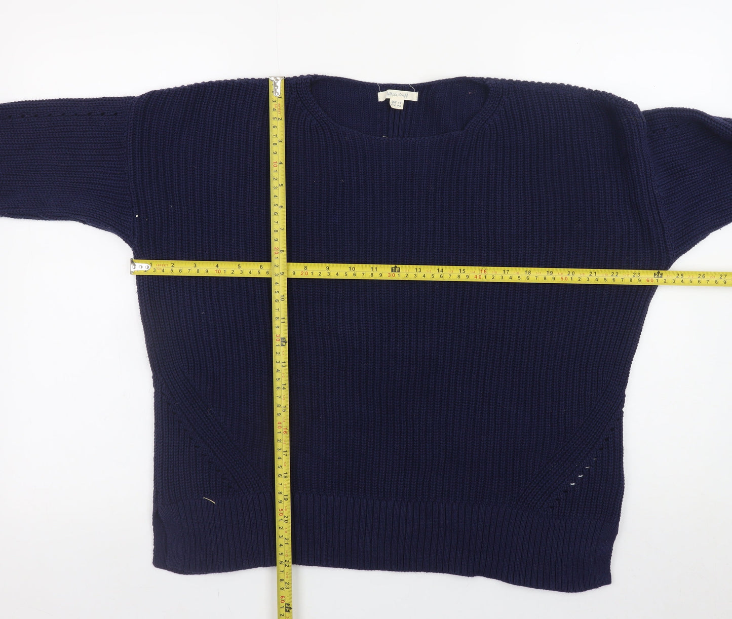 Womens UK Size 14 White Stuff Blue Pullover Jumper