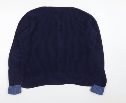 Womens UK Size 14 White Stuff Blue Pullover Jumper