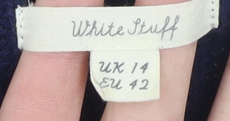 Womens UK Size 14 White Stuff Blue Pullover Jumper