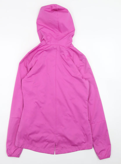 Womens UK Size XS Nike Pink Windbreaker Coat