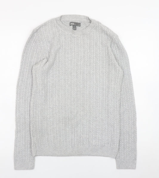 Mens UK Size M ASOS Grey Pullover Jumper