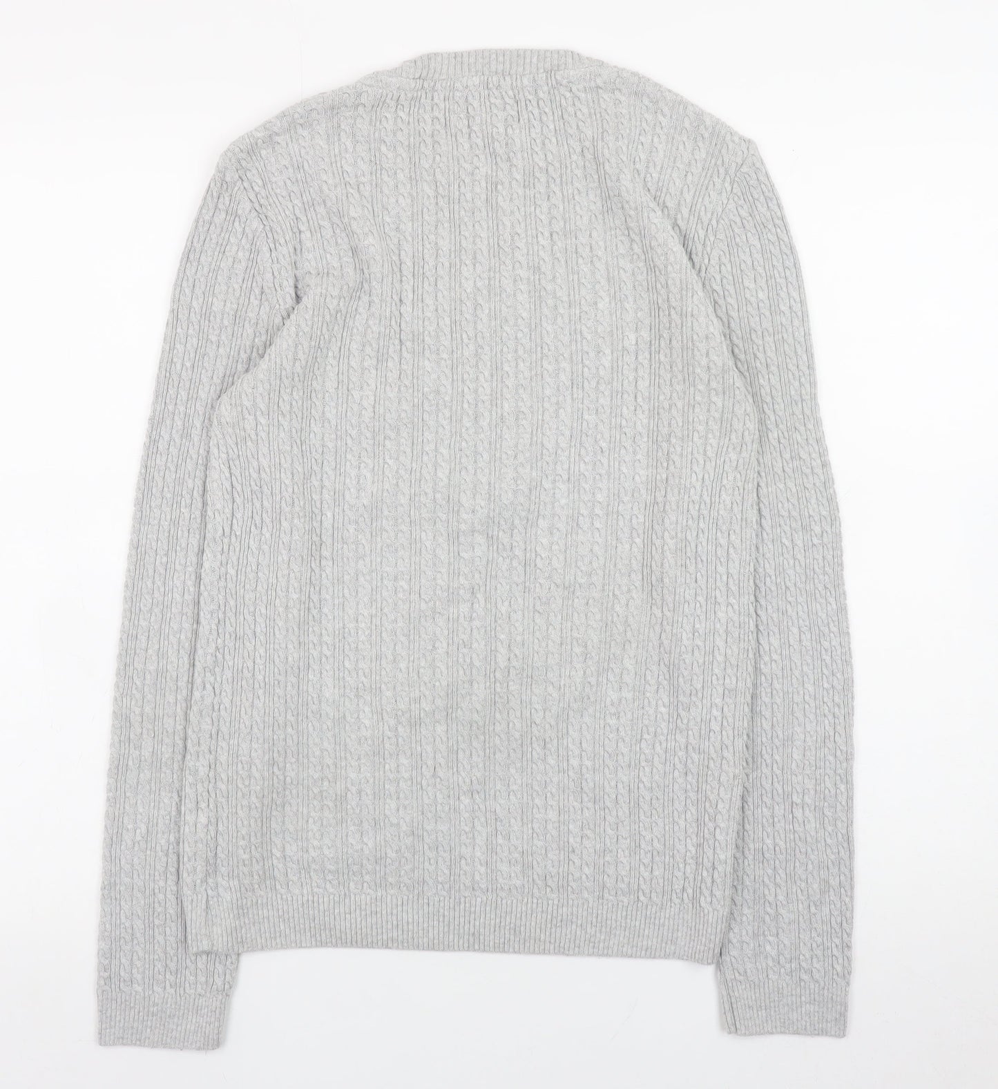 Mens UK Size M ASOS Grey Pullover Jumper