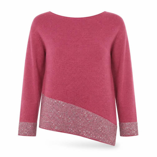 Womens UK Size XL MITZY Pink Pullover Jumper