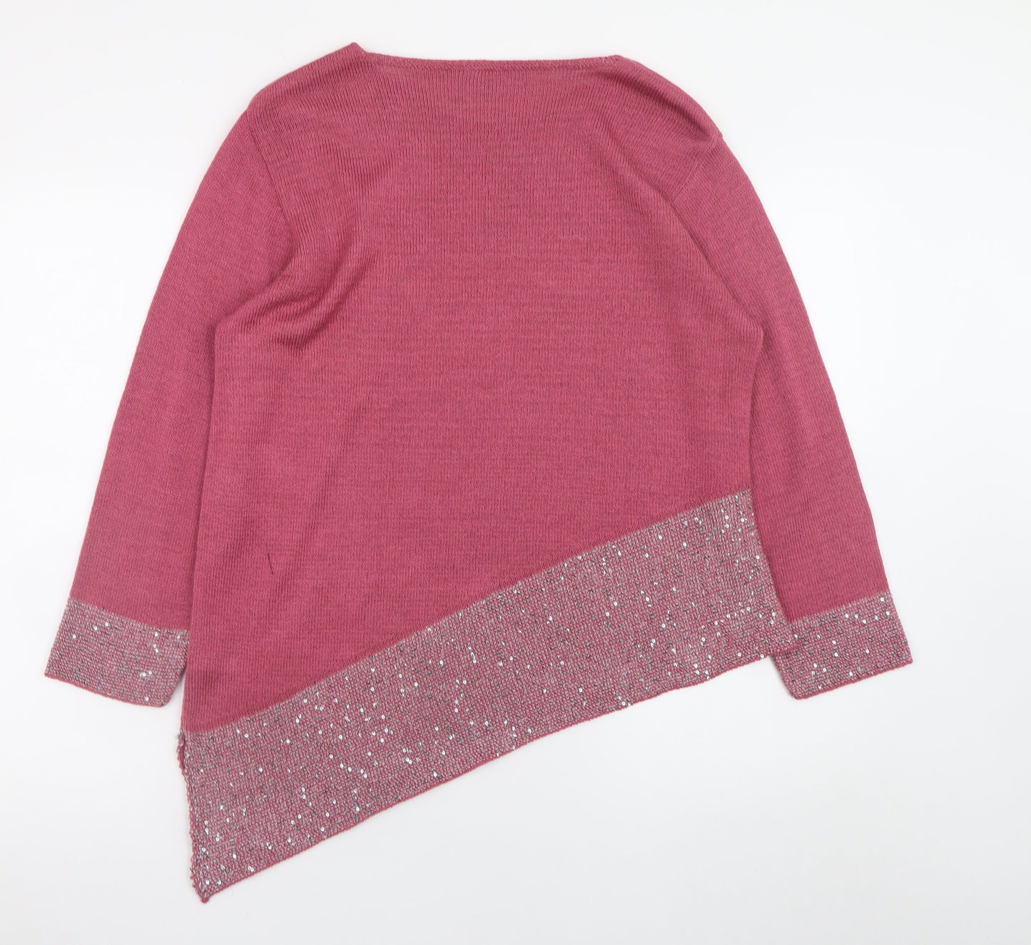 Womens UK Size XL MITZY Pink Pullover Jumper