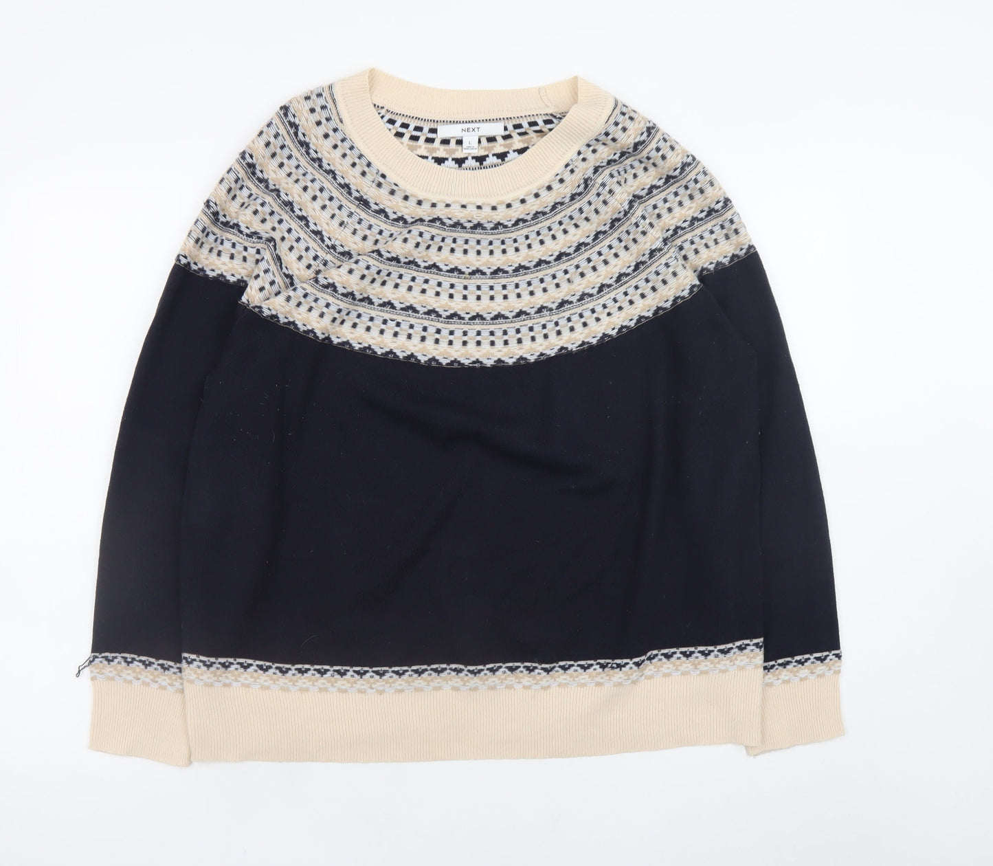 Womens UK Size 16 NEXT Beige Pullover Jumper