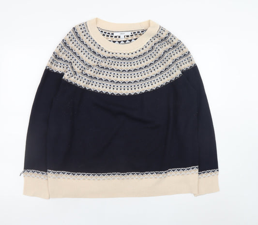 Womens UK Size 16 NEXT Beige Pullover Jumper