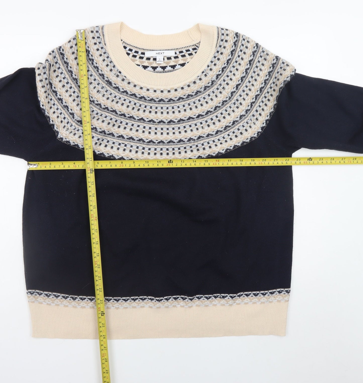 Womens UK Size 16 NEXT Beige Pullover Jumper