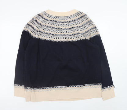 Womens UK Size 16 NEXT Beige Pullover Jumper