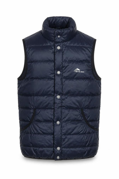 Active Spirit Men's Blue Puffer Waistcoat M Insulated Outdoor Vest