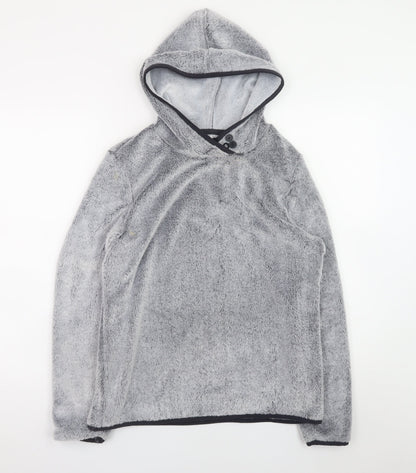 Womens UK Size 8/10 Equestrian Grey Pullover Hoodie