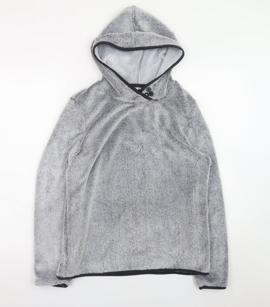 Womens UK Size 8/10 Equestrian Grey Pullover Hoodie