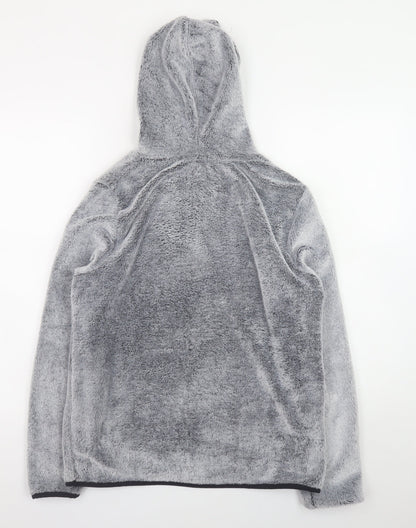 Womens UK Size 8/10 Equestrian Grey Pullover Hoodie
