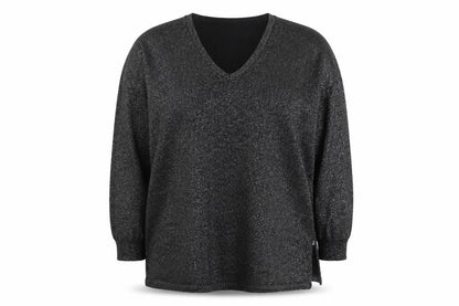 Womens UK Size 16 Live Unlimited Black Pullover Jumper