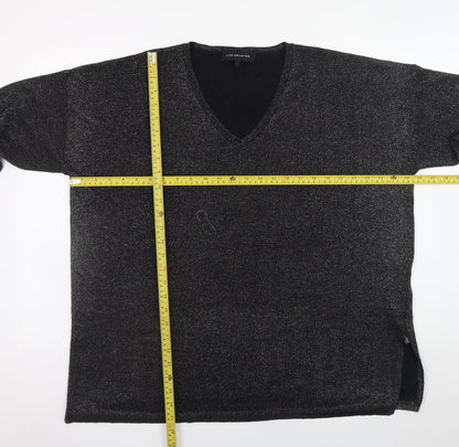 Womens UK Size 16 Live Unlimited Black Pullover Jumper