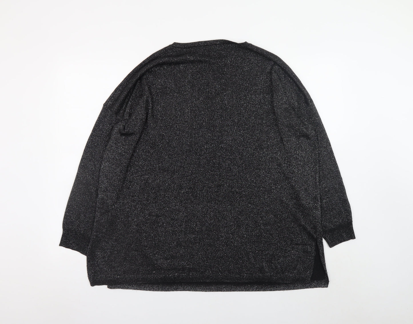 Womens UK Size 16 Live Unlimited Black Pullover Jumper