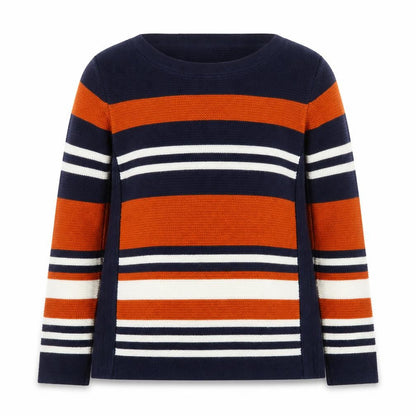 Isle Women’s Multicoloured Striped Knit Jumper Size S 10-12