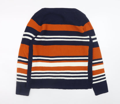 Isle Women’s Multicoloured Striped Knit Jumper Size S 10-12