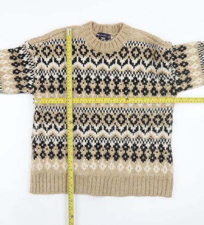 Womens UK Size XS Marks and Spencer Beige Pullover Jumper