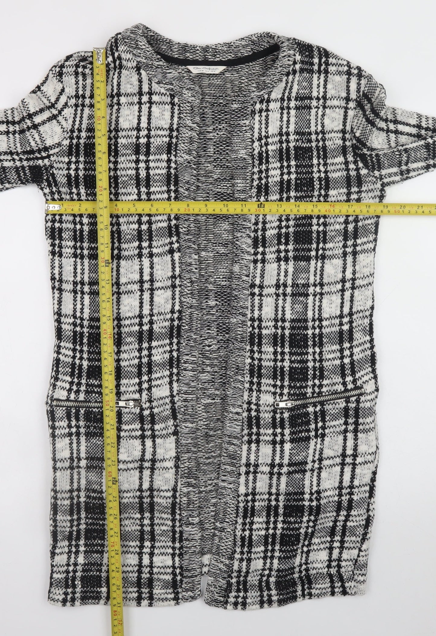 Womens UK Size 10 Miss Selfridge Black Basic Jacket
