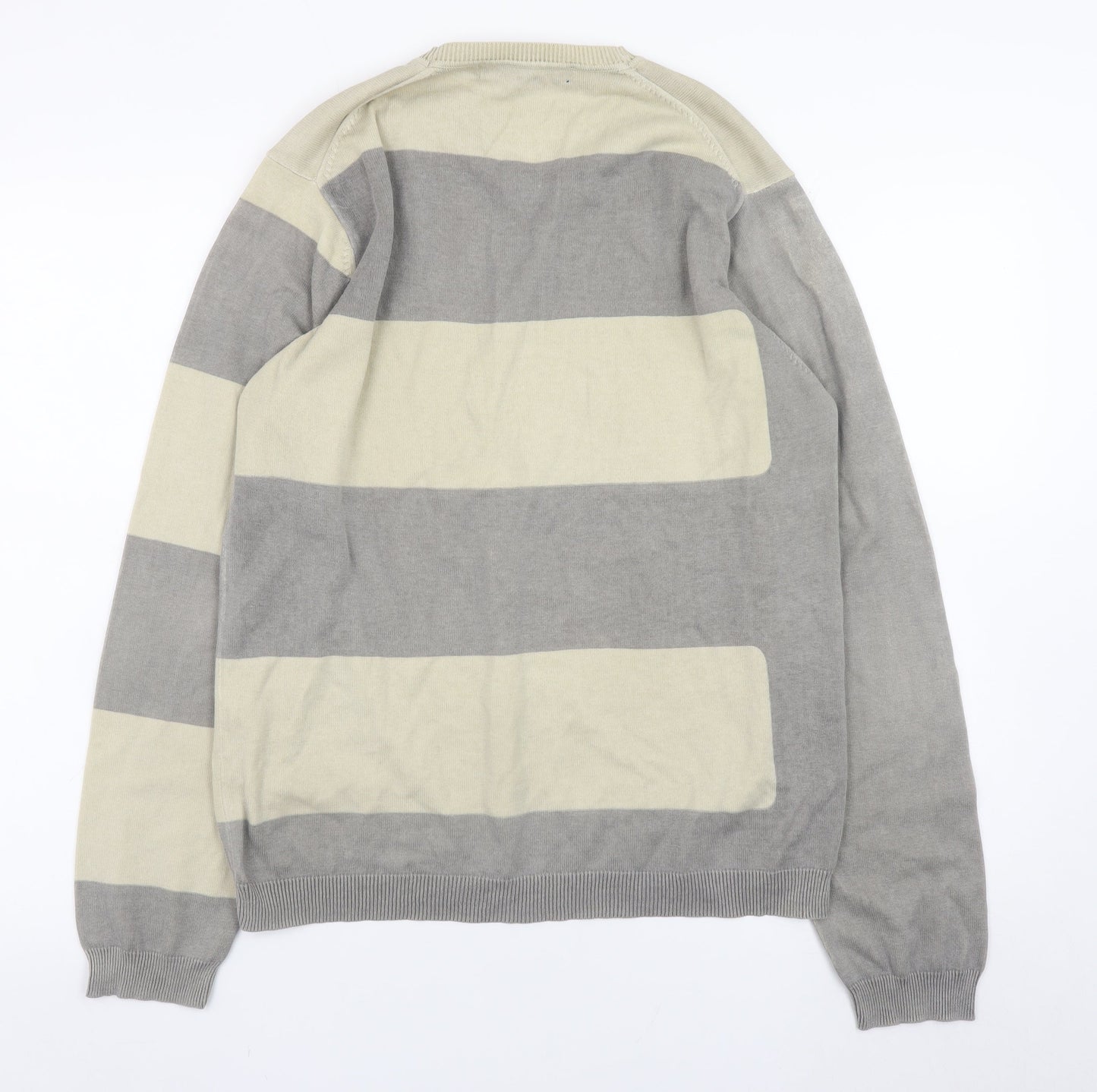 Mens UK Size M French Connection Grey Pullover Jumper