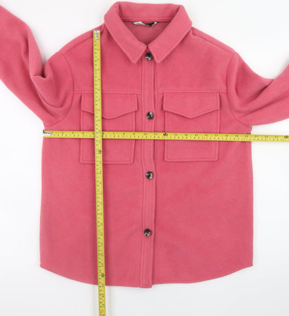 Womens UK Size S F&F Pink Basic Jacket