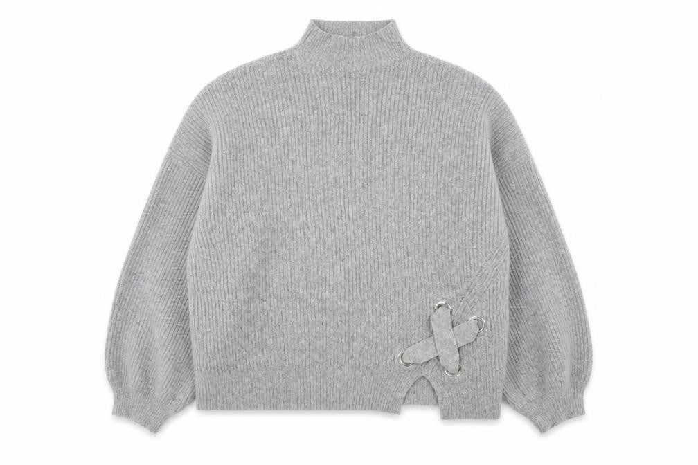Womens UK Size 8 Miss Selfridge Grey Pullover Jumper