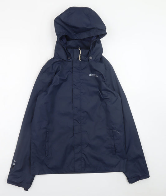 Teens UK Size S Mountain Warehouse Blue Rain Coat
