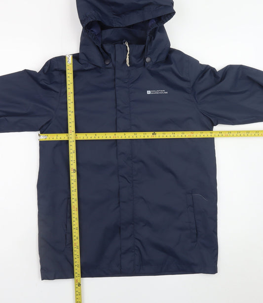 Teens UK Size S Mountain Warehouse Blue Rain Coat