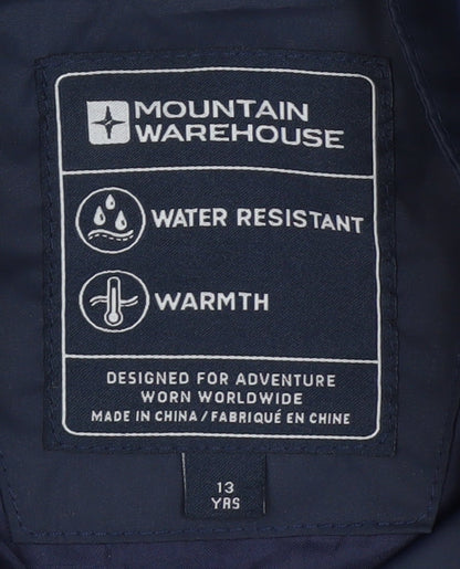 Teens UK Size S Mountain Warehouse Blue Rain Coat