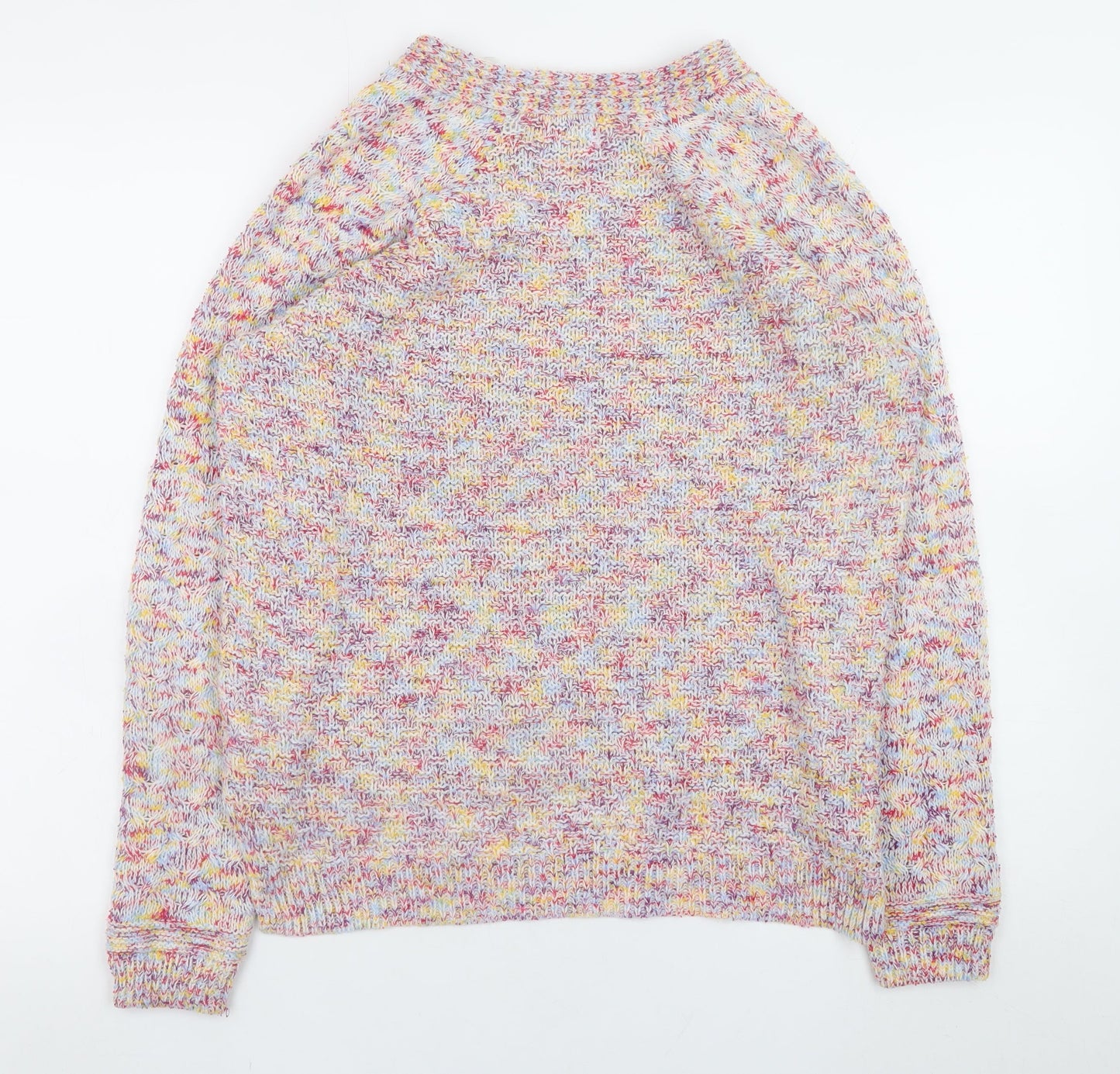 Womens UK Size S Time and Tru Multicoloured Pullover Jumper