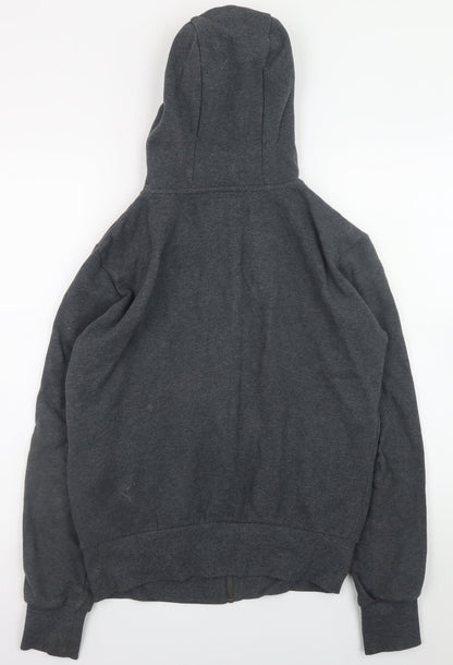 Mens UK Size XS Firetrap Grey Full Zip Hoodie