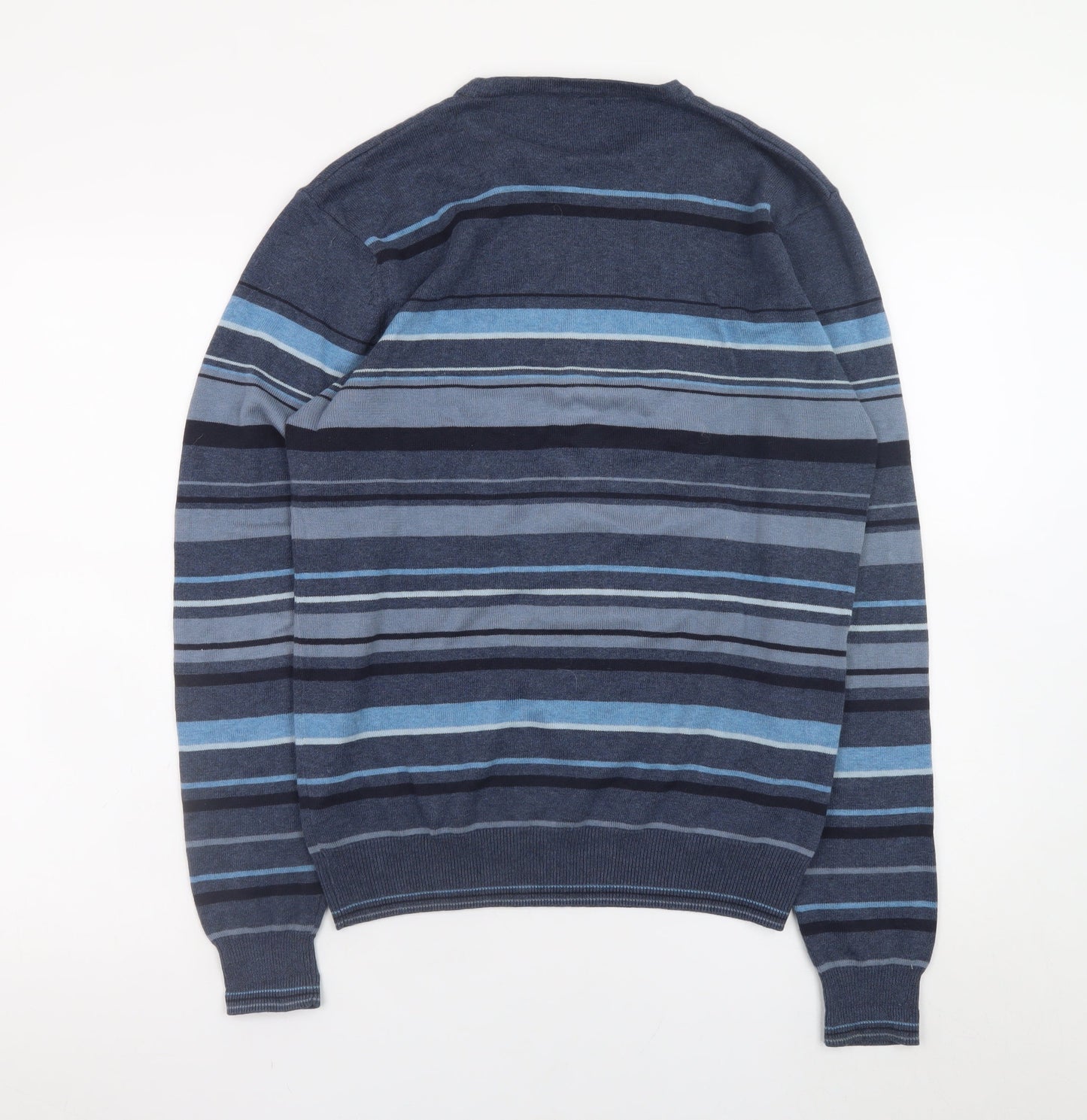 Mens UK Size S Dunnes Stores Blue Pullover Jumper
